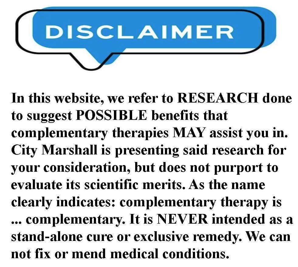 Medical disclaimer text - we do not treat mediacal conditions. Complementary therapy is meant as an aide to support you in your healing alongside conventional medicine
