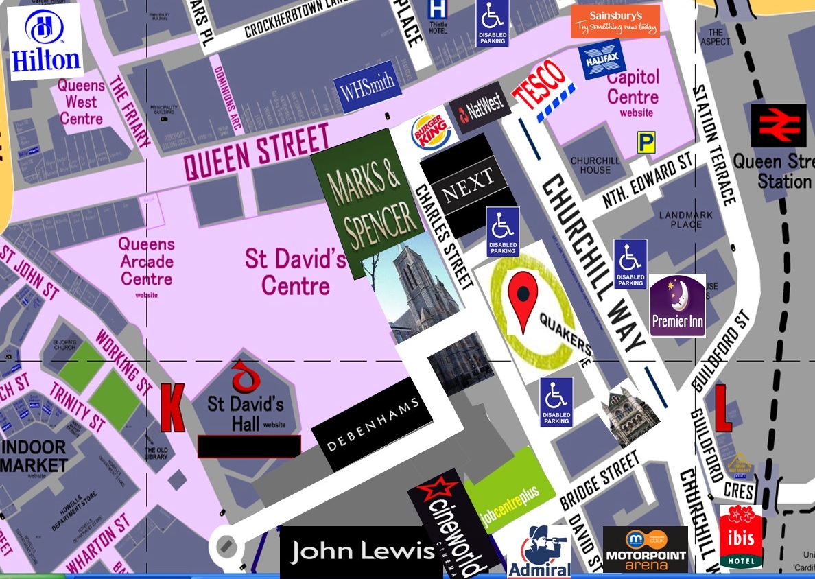 CARDIFF MAP City Centre