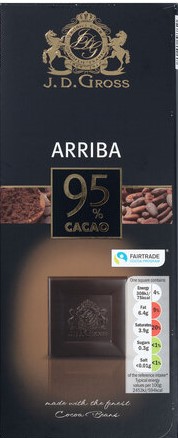 lidl 95% cocoa chocolate