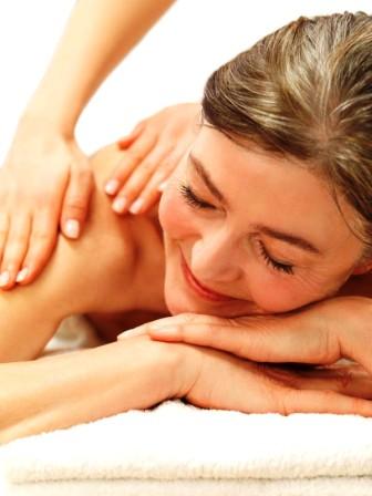 lady in cardiff suffering with pre-menstrual issues having shiatsu treatment to relieve effects of pre-menstrual syndrome (PMS or PMT)